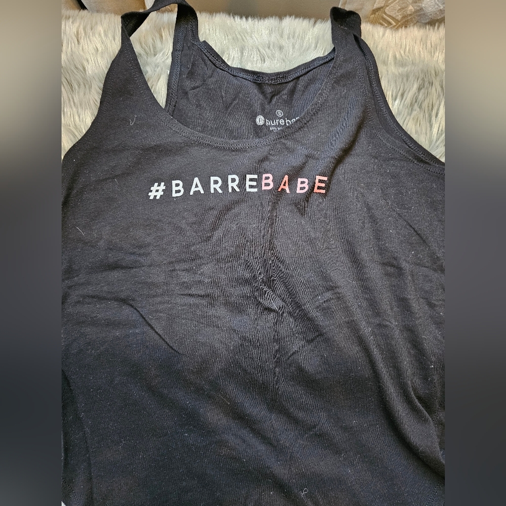 Black #BARREBABE Tank Top